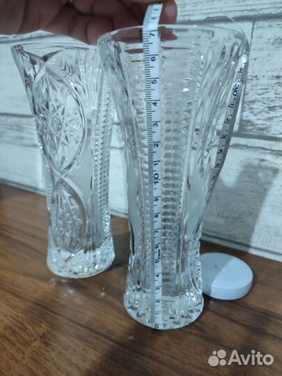 Ваза хрустальная