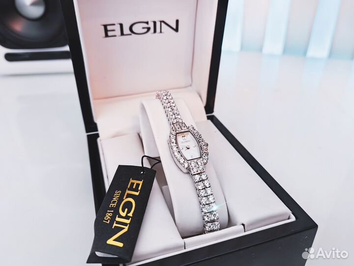 Часы Elgin с бриллиантами