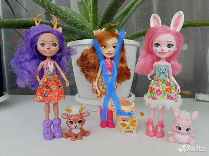 Enchantimals куколки с питомцами
