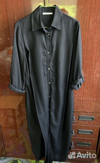 Платье рубашка женская s