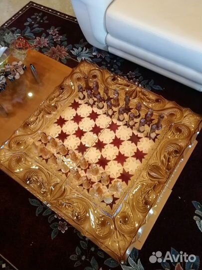Шахматы резные ручной работы