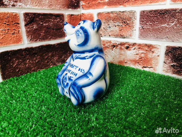 Z. 8093 мишка Гжель 