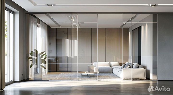 Перегородки стеклянные для офиса