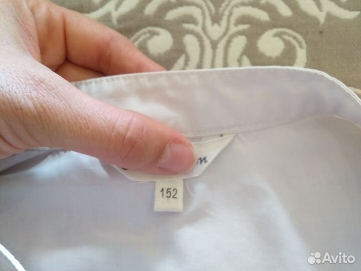 Блузка белая школьная 152