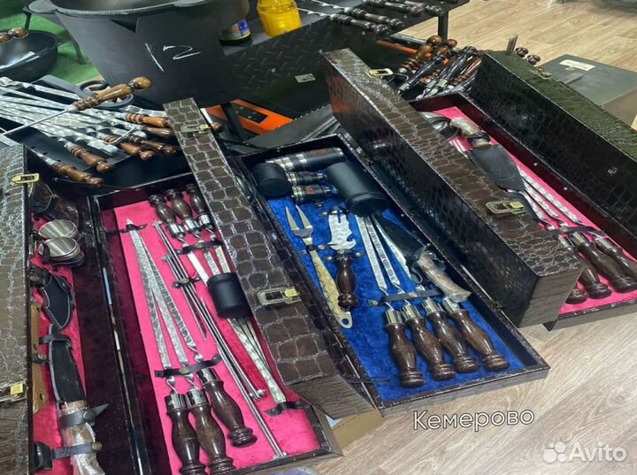 Подарочный набор для мужчины с шампурами