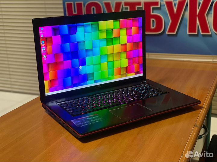 Игровой ноутбук MSI / RGB подсветка / i7