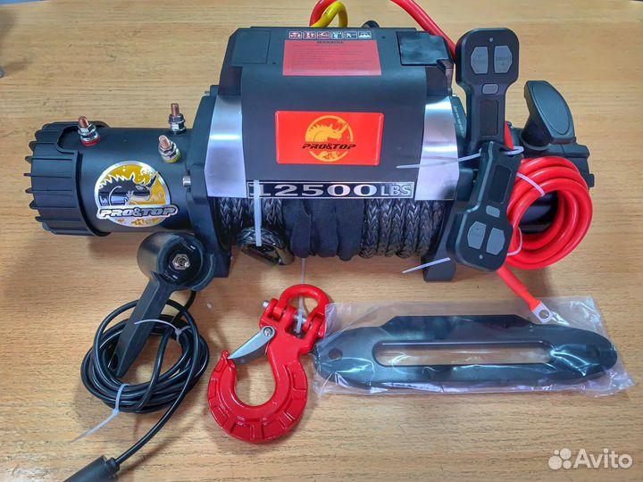 Лебедка автомобильная PRO&TOP 12500