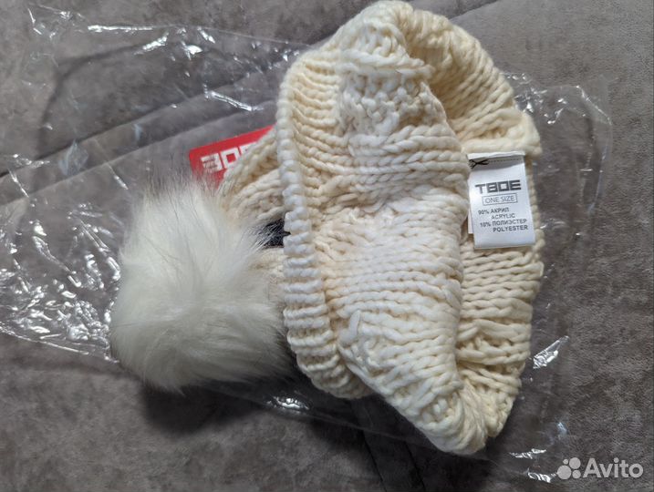 Шапка твоё новая бежевая
