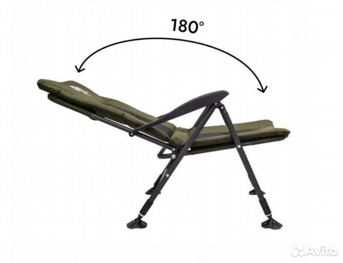 Кресло карповое (1014-D) 6.5кг, до 120кг, алюминий