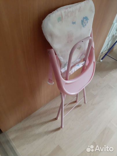 Кукольный стульчик для кормления