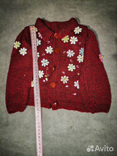 Вязаная кофта для девочки