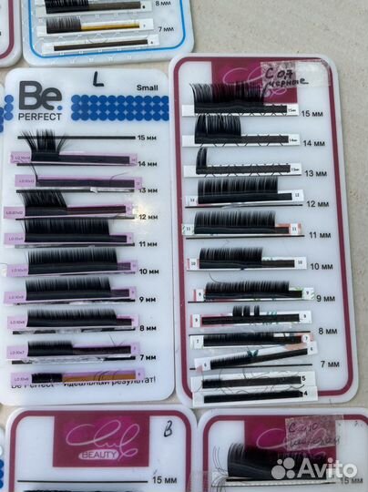 Ресницы с планшетками