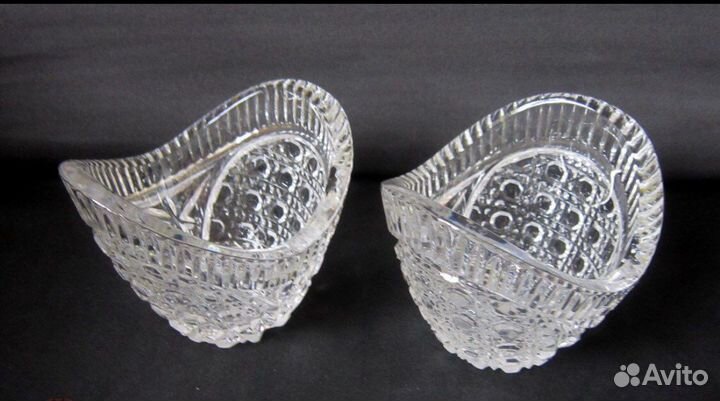 Ваза хрусталь конфетница СССР русский камень