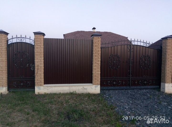 Ворота с калиткой