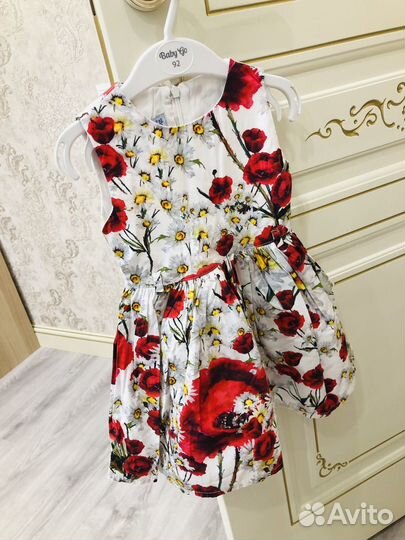 Платье для девочки 92
