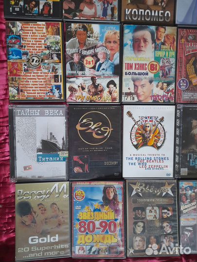 DVD, MP3, CD, диски, много