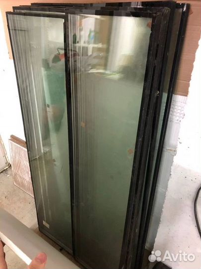 Стеклопакеты 325х1375мм 5 штук