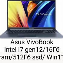 Asus VivoBook 15 (intel i7/16Гб/512Гб/Win11)