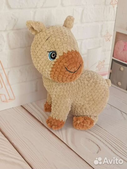 Игрушка из плюшевой пряжи 