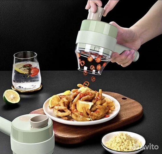 Кухонный комбайн блендер измельчитель терка 4в1NEW