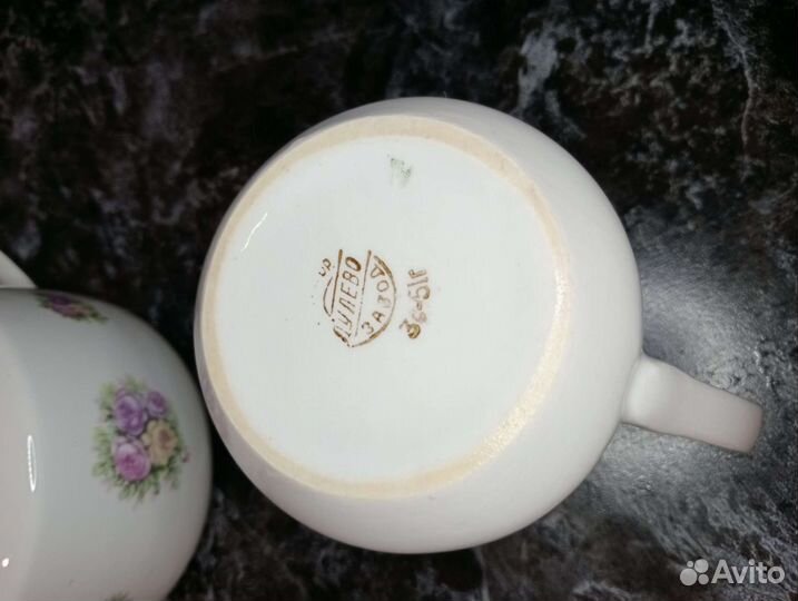 Сахарница и молочник СССР