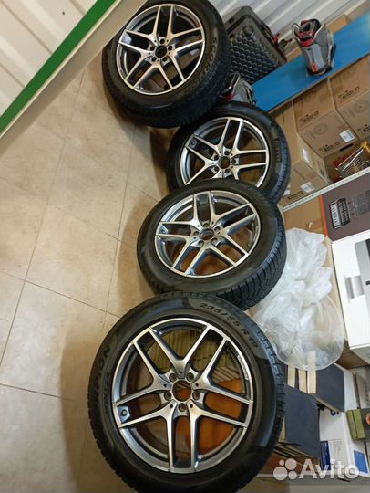 Колёса в сборе 235/55 19 r на mercedes glc зимние