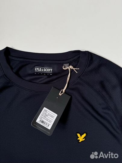 Футболка L XXL Lyle & Scott синяя оригинал