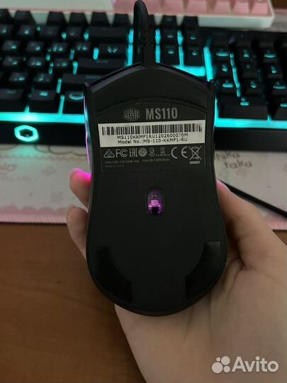 Клавиатура и мышь cooler master ms110