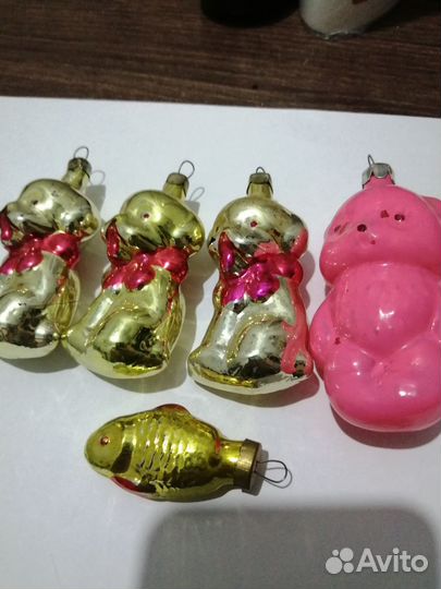 Елочные игрушки СССР