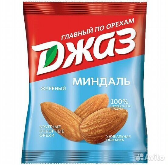 Миндаль Джаз 40г Московская Ореховая Компания