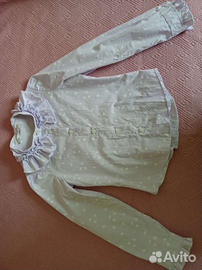 Школьные блузки для девочки 122 128 пакетом