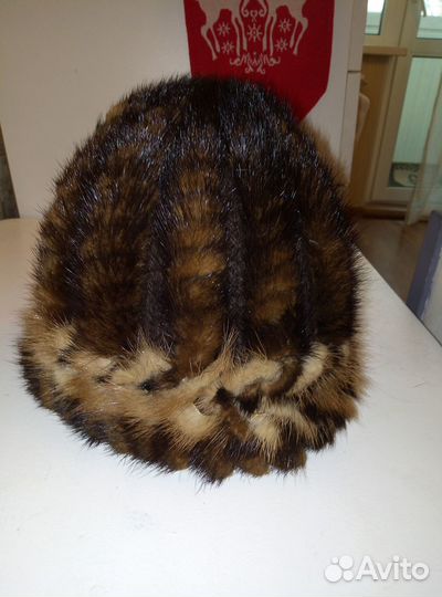 Шапка норковая женская бу