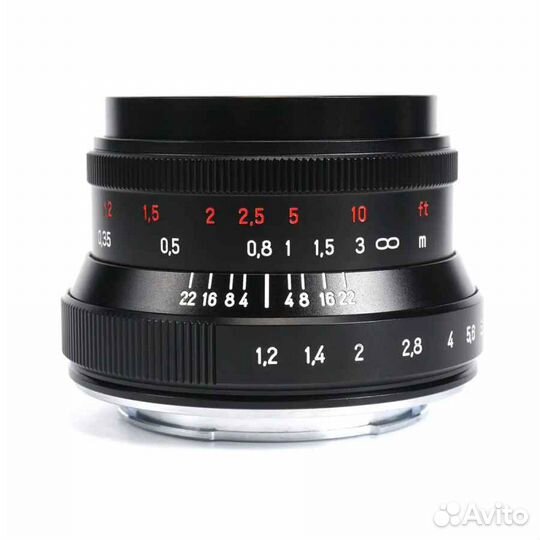 Объектив 7artisans 35mm F1.2 II Nikon Z, черный