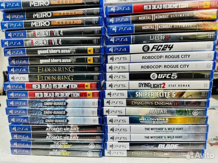 Диски на PS4 / PS5