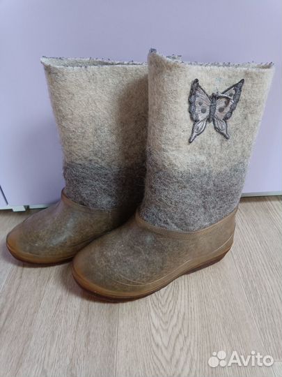 Валенки с галошами