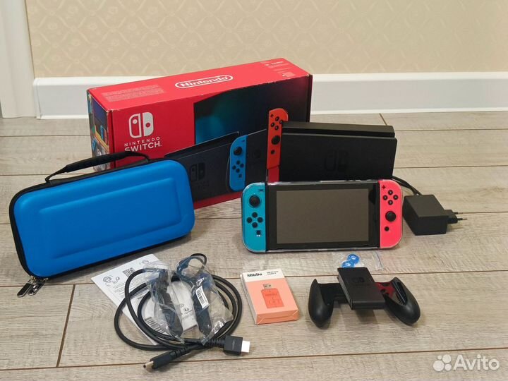 Nintendo switch v2 прошитый +128gb