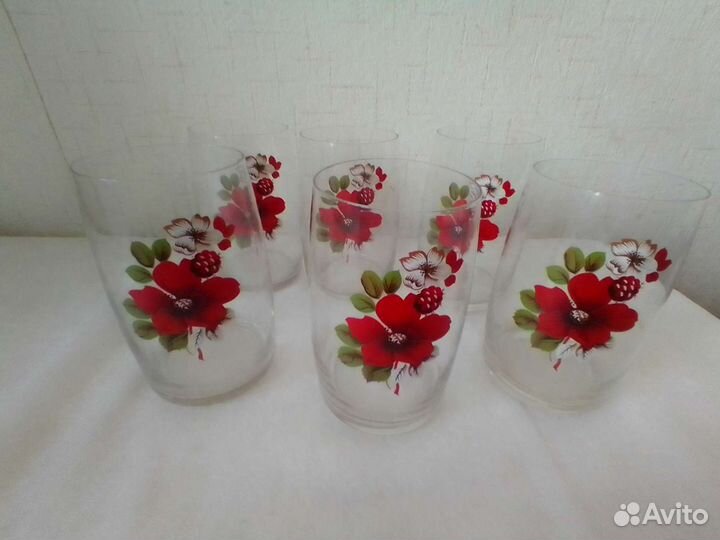 Новые стаканы Богемия чсср
