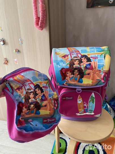 Рюкзак школьный для девочки lego