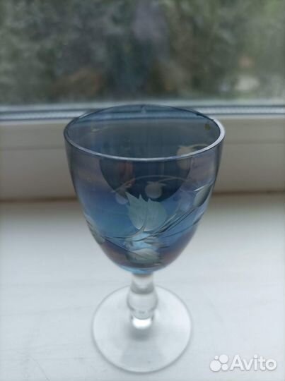 Посуда СССР цветное стекло