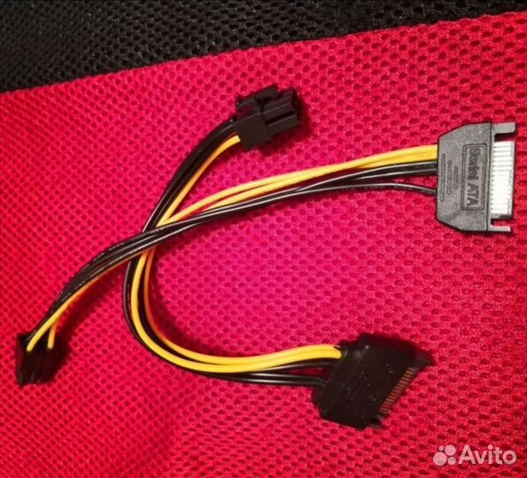 Шнуры sata. Molex. 6Pin