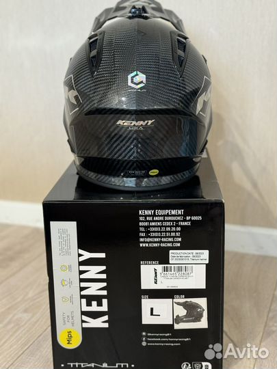 Шлем Kenny Titanium Carbon Motocross Helmet