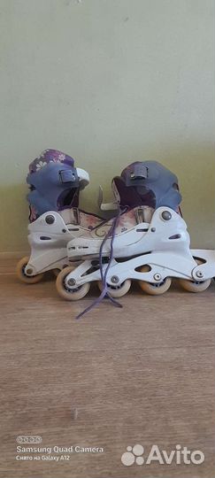 Роликовые коньки детские раздвижные