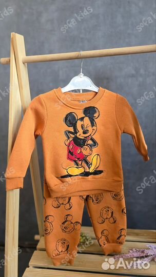 Костюм Zara На флисе Размеры: 80/86, 80/86