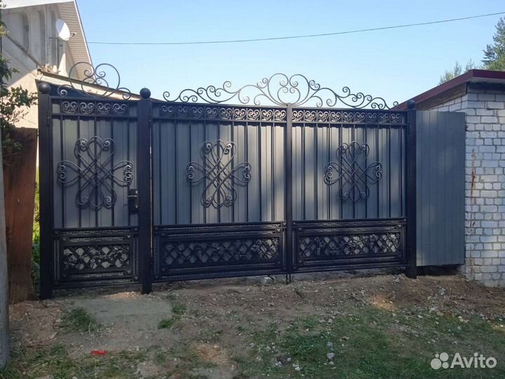 Кованые навесы, заборы, ворота