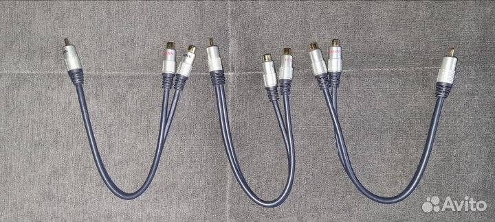 Шнур-переходник Luxmann штекер RCA - 2RCA