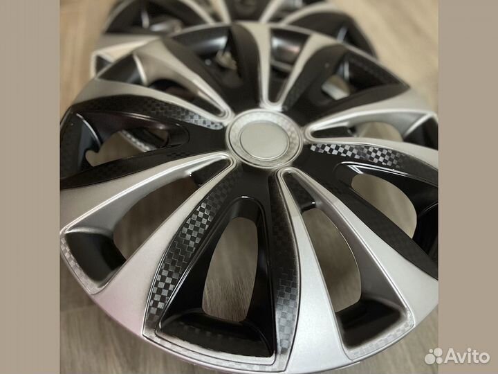 Колпаки на колеса r 16 новые 4штуки