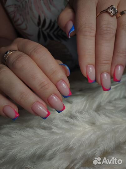Маникюр наращивание