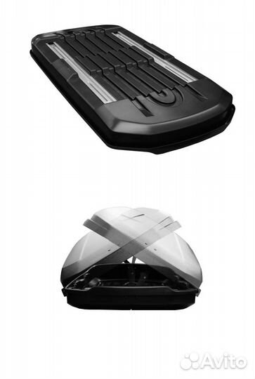 Бокс на крышу LUX irbis 450L Серый