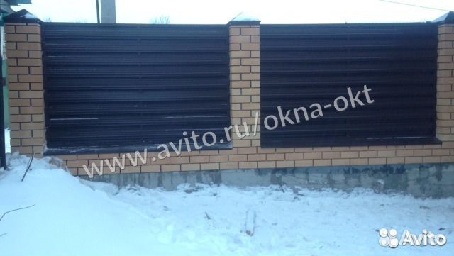 Евро штакетник для забора горизонтальный