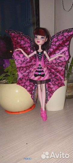 Кукла монстр хай дракулаура с крыльями оригинал